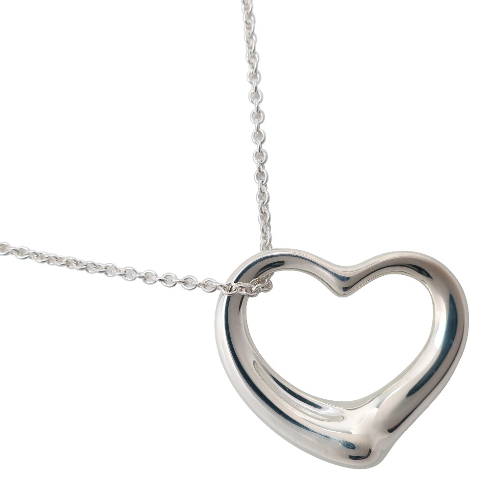 オープンハート エルサ・ペレッティ ネックレス シルバー925 約9.3g レディース 中古品 Aランク