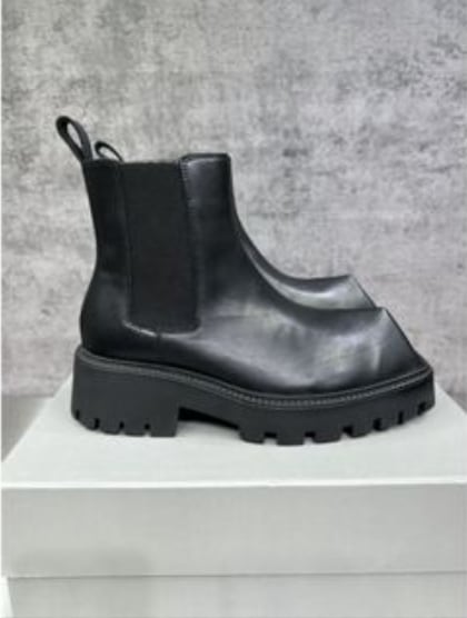 【正規品同等】パリ発 超プレミアム ライノ(RHINO) メンズアンクルブーツ輸入子牛革×犀角デザイン 中筒マーチングブーツ 2024春夏新作
