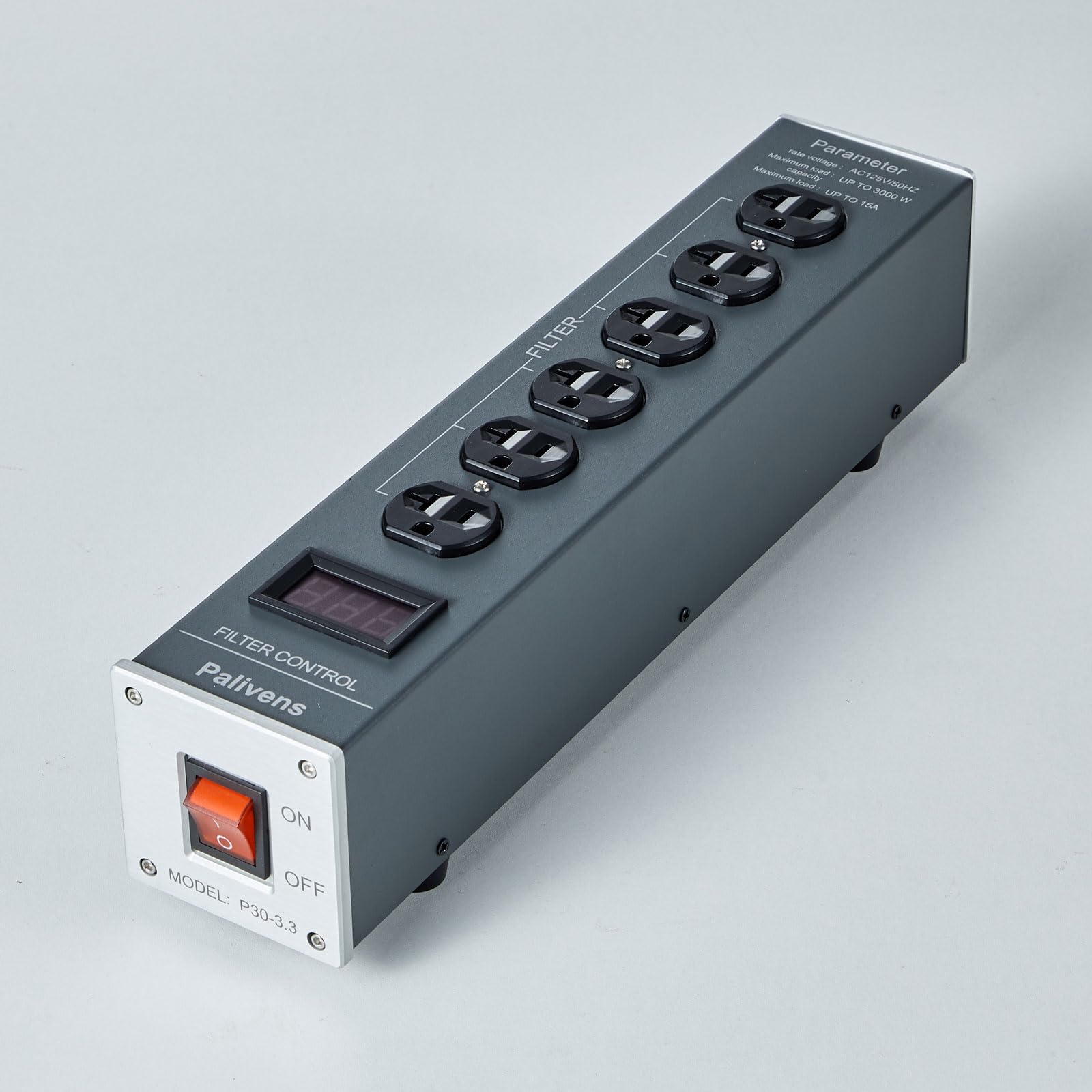 AC パワー フィルター パワー コンディショナー表示4 つの方法電源ソケットライン コンディショナー電源フィルターHiFi CD プレーヤーテレビグレーに適したパワー コンディショナー オ 11,150円