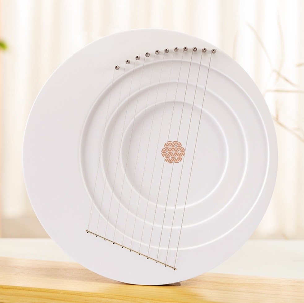 ハープ 竪琴 15弦 満月形 弦楽器