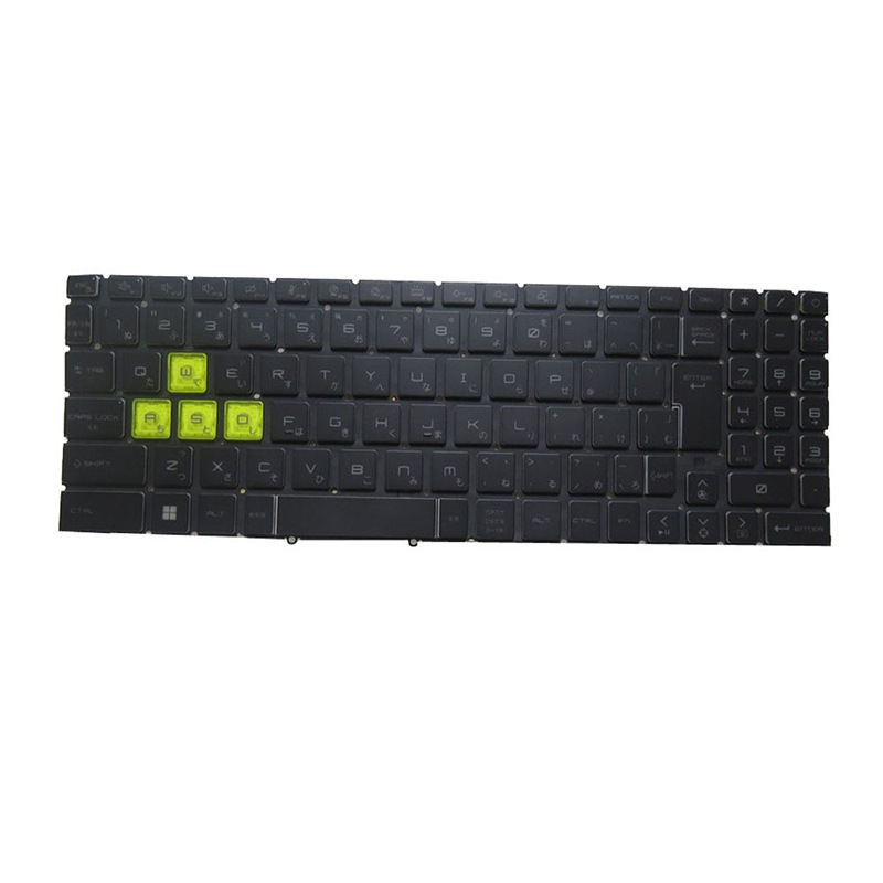 バックライトキーボードなし限定版 互換 MSI Crosshair Sword Katana Bravo Alpha 15 17 Katana GF66 GF76 Pulse GL76 JP