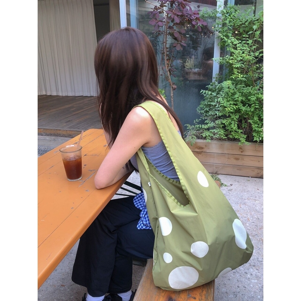 ACOC ドットバブルバッググリーン