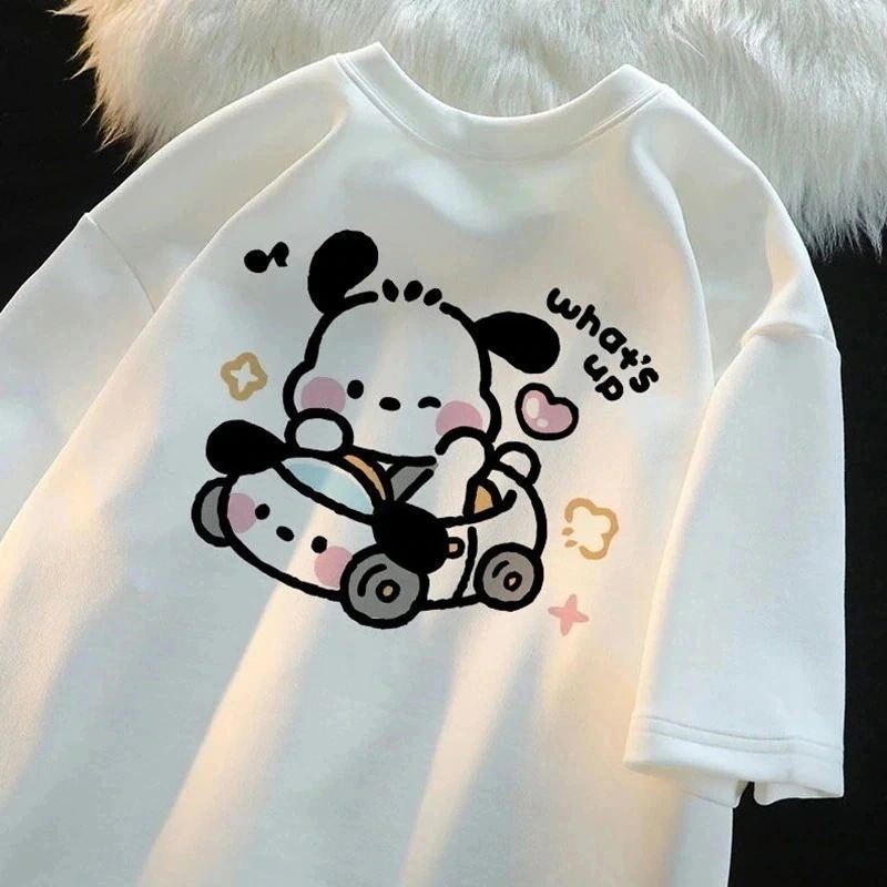 【10点セット】日系 かわいいポチャッコ半袖Tシャツ夏の新作オーバーシーズゆったり半袖コットントップス