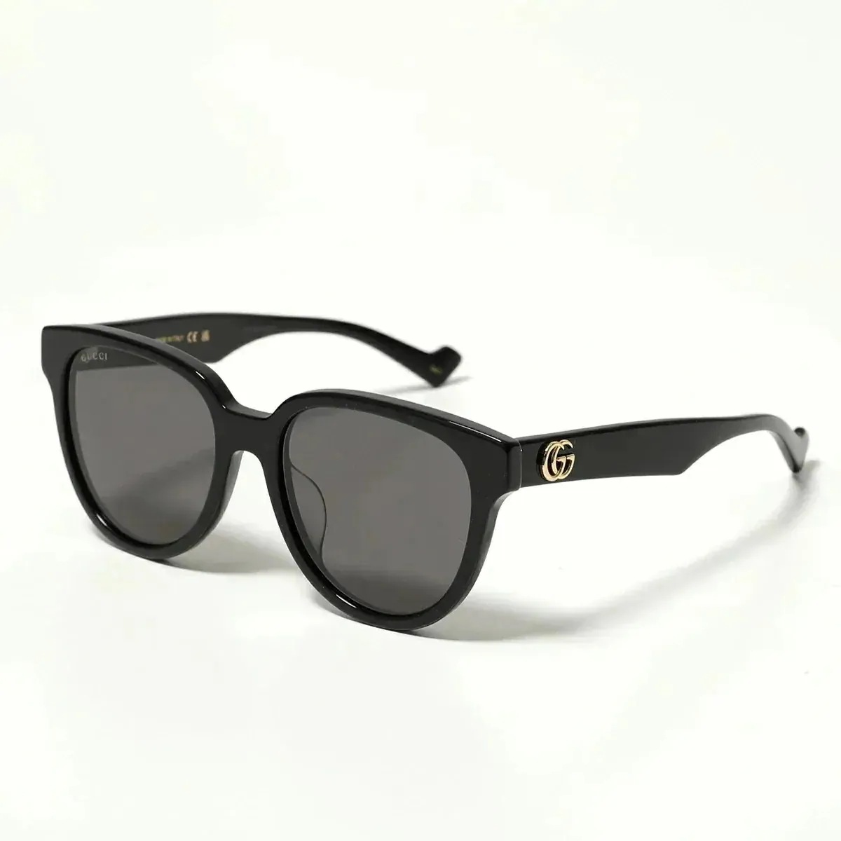 GUCCI グッチ サングラス GG0960SA レディース メガネ ウェリントン型 GGロゴ メタルロゴ UVカット 眼鏡 アイウェア 002/BLACK-B 【ts】