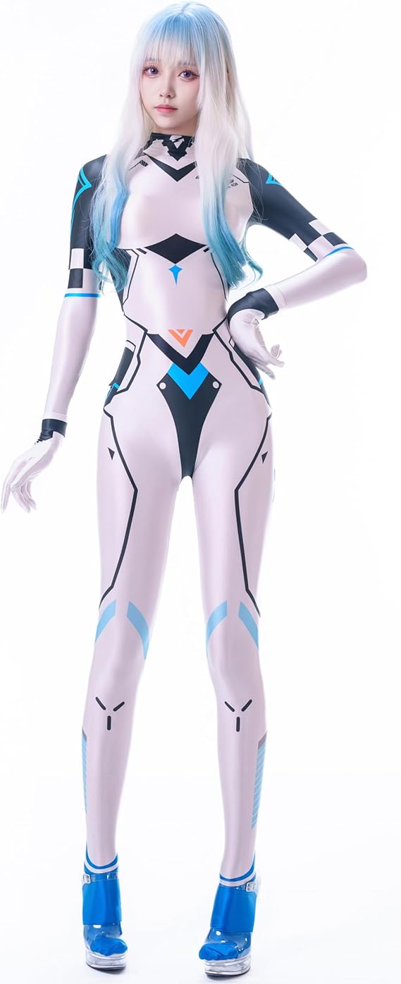 [LOST-G] 全身タイツ セクシー コスプレ 衣装 手袋付き バックジッパー コス