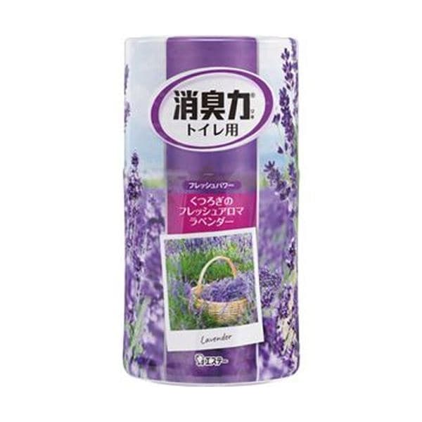（まとめ）エステー トイレの消臭力 ラベンダー400ml 1セット（5個）[x10セット]
