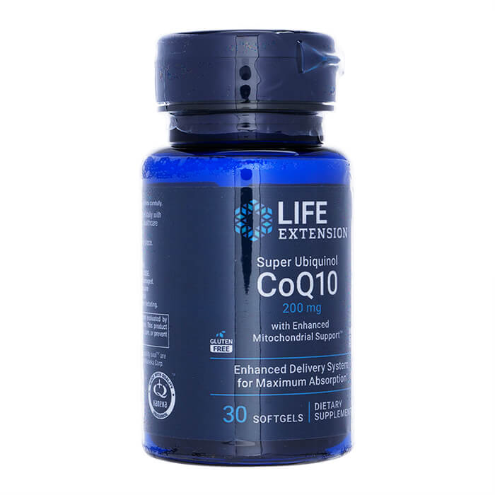 スーパーユビキノール CoQ10 200mg 30錠 1本 還元型 ライフエクステンション 海外発送