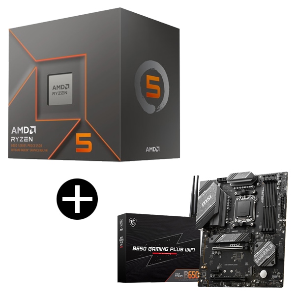 Ryzen 5 8500G BOX With Wraith Stealth Cooler CPU + MSI B650 GAMING PLUS WIFI マザーボード セット