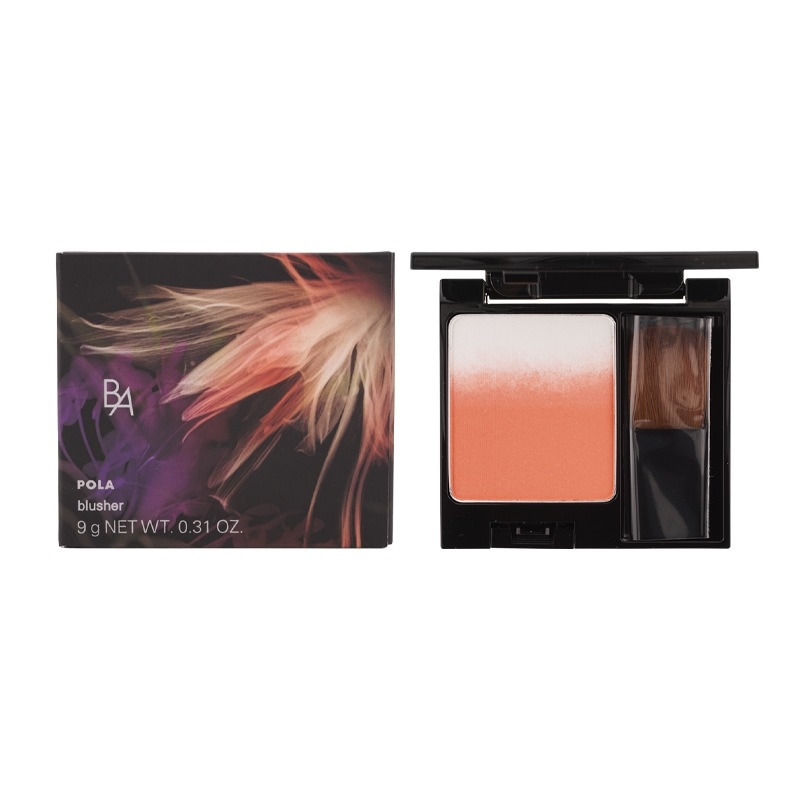 B.A 3Dオアシス ブラッシュ 01 アマリリスコーラル 9g ハイライト 血色感 艶　パレット一体型 ブラシ 付き[ギフトラッピング対応] 5,277円