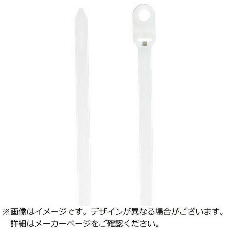 ABB　TY-Rap パネル固定用結束バンド(取付穴付き) パネル固定用結束バンド標準(ナチュラル色)(大袋)取付穴径5.1mm幅4.7X長さ199mm1000本入り　TY1435M