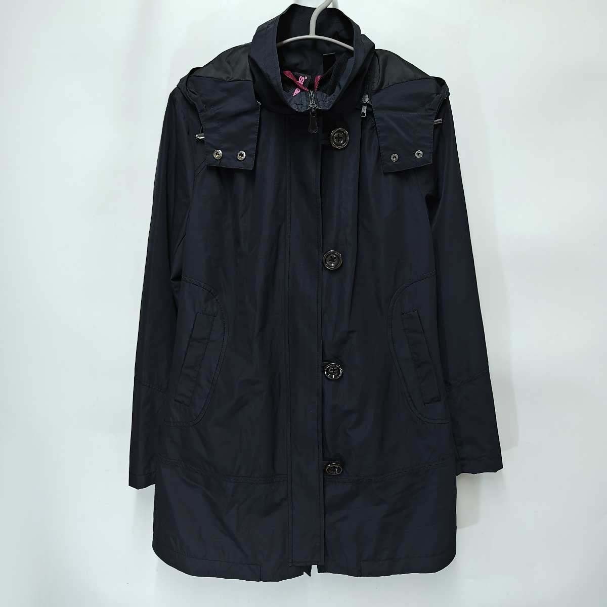 【中古・未使用品】スプーム Spoom MAYA-JAL レインコート 38 ネイビー SC0310131 レディース アウター