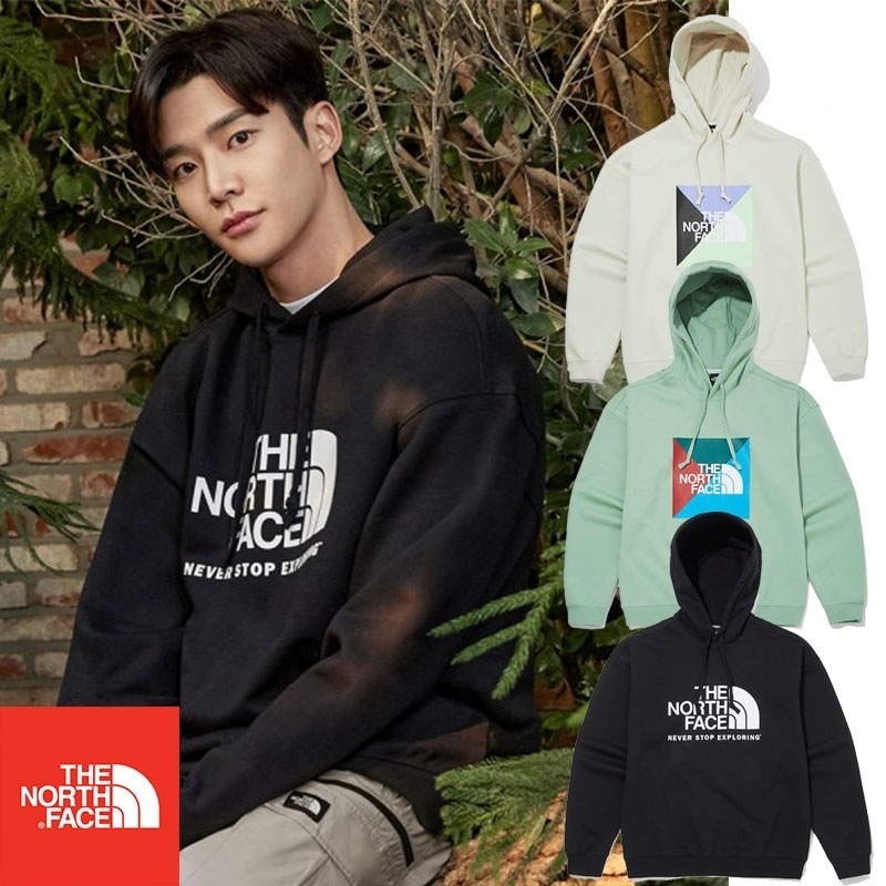 韓国正規品保証 関税負担なし NM5PM02A TNF NSE COLORING HOODIEデイリー 基本 着装 男子 女子 人気 韓国 ファッション 男女共用 アウトドア