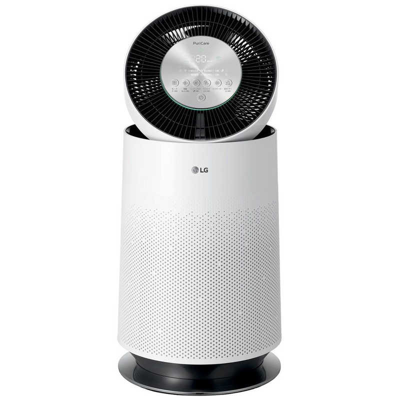 LG　PuriCare 空気清浄機 (ペットモード) 空気清浄:36畳まで0.1μm対応360清浄脱臭お手入れ簡単LG ThinQ対応スマートディスプレイ静音　AS657DWT0