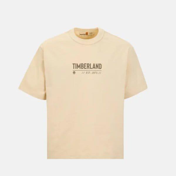 共用ボックスフィットHWエンボス半袖TシャツアイボリーA5RUG EFL