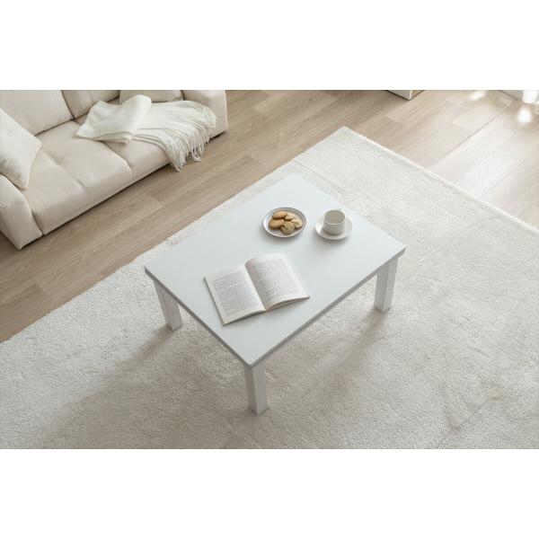 こたつテーブル こたつ コタツ 長方形 75 おしゃれ 白 ナチュラル ホワイト かわいい 300Wヒーター 炬燵 テーブル 机