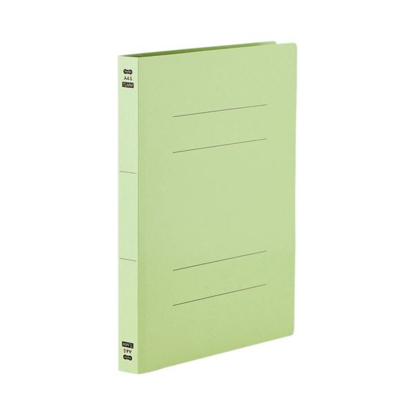 （まとめ） TANOSEE フラットファイルPPラミネート表紙タイプ 厚とじ A4タテ 250枚収容 背幅28mm グリーン1セット（30冊：10冊×3パック） (×3セット)