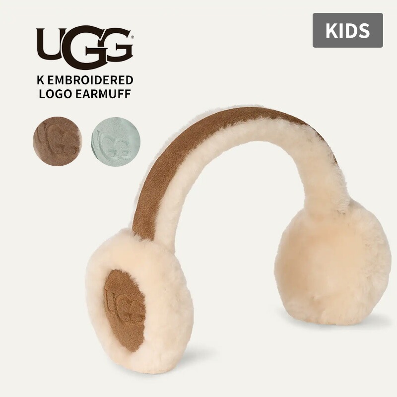 アグ キッズ イヤーマフ 耳あて UGG エンブロイダリー ロゴ イヤーマフ K Embroidered Logo Earmuff 秋冬 小物 103188
