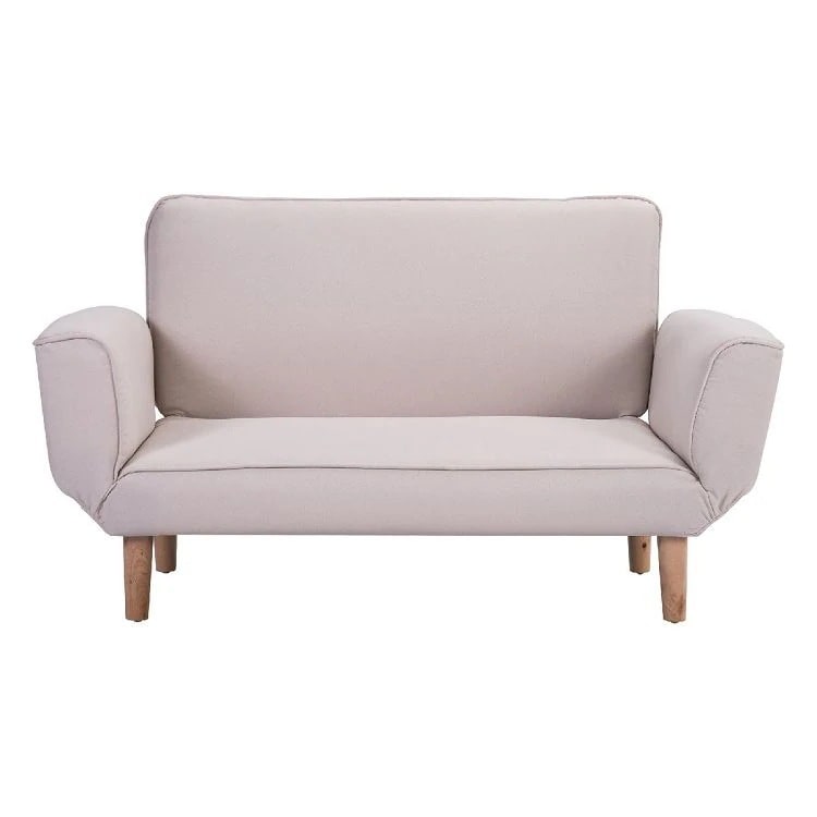 ベージュソファー ソファベッド 2人掛け ソファ リクライニングソファー コンパクト 一人暮らし