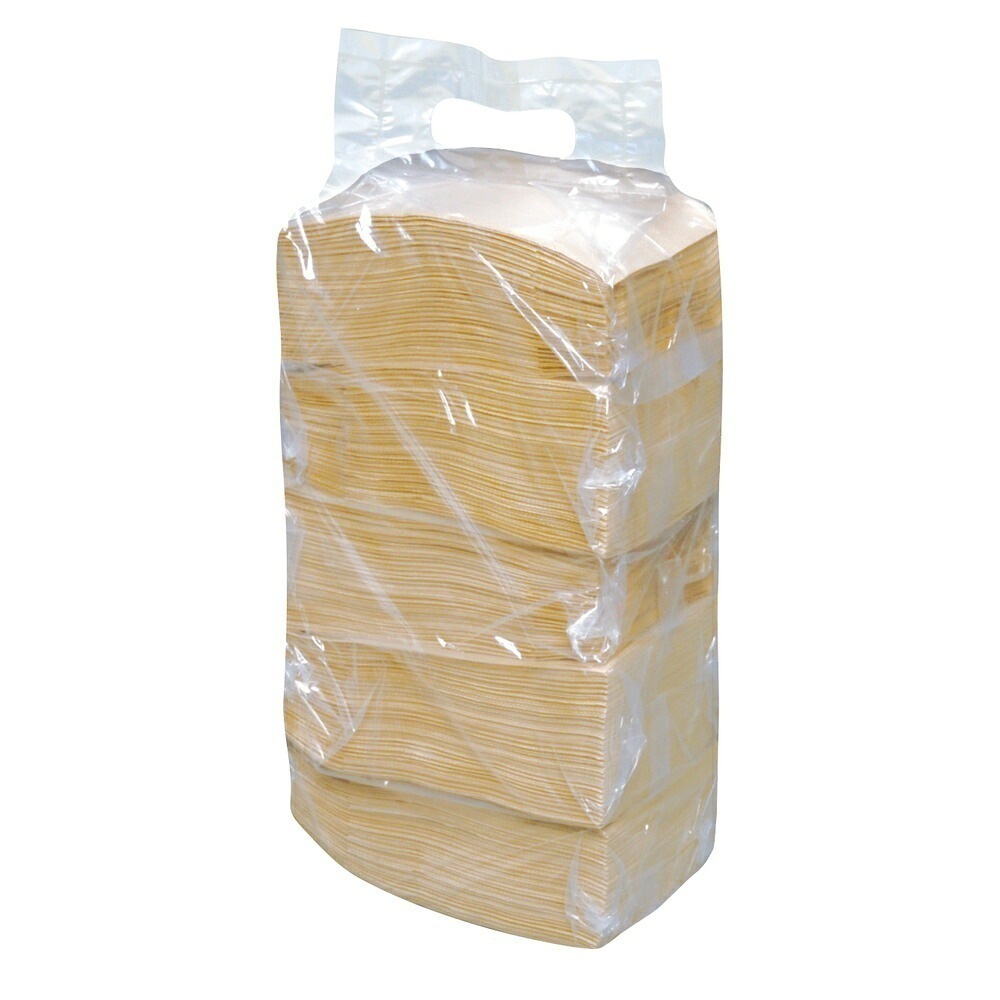 六ッ折 紙ナプキン 未晒 500枚パック×10入（5000枚）【取り寄せ商品・即納不可】