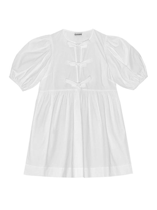 GANNI Women Dresses F9170 151 WHITE