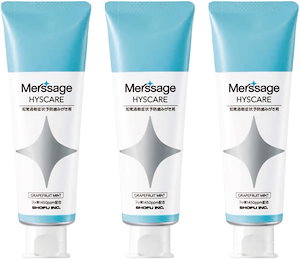 メルサージュ ヒスケア Ag 知覚過敏症状予防歯磨き剤 グレープフルーツミント 80g 3個セット