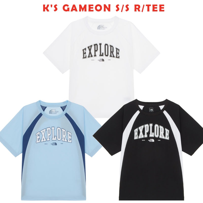 韓国正規品保証 関税負担なしNT7UR15S KS GAMEON SS RTEE デイリー 基本 着装 男子 女子 人気 韓国 ファッション 男女共用 アウトドア