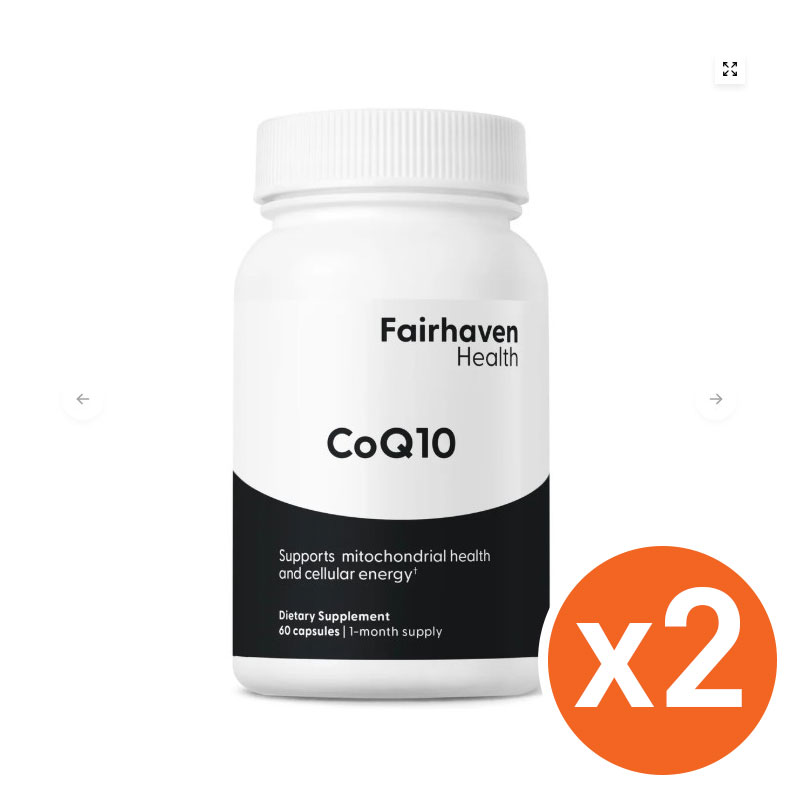 2個セットFairhaven Health CoQ10 妊娠準備栄養剤