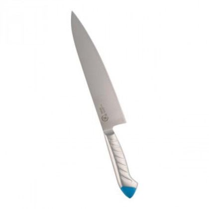 下村工業 龍治 ステンカラー 牛刀包丁 24cm ブルー ALY8819