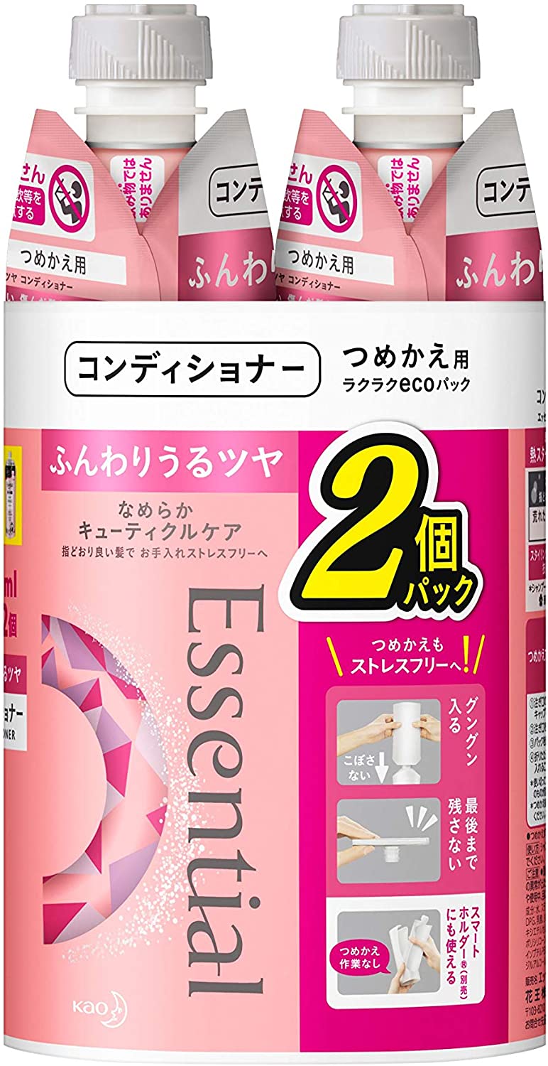 クリスマスツリー特価! ふんわりうるツヤ エッセンシャル 【まとめ買い】 コンディショナー 340ml2個 つめかえ用 シャンプー クリスマスツリー特価! ふんわりうるツヤ エッセンシャル 【まとめ買い】 コンディショナー 340ml2個 つめかえ用 シャンプー