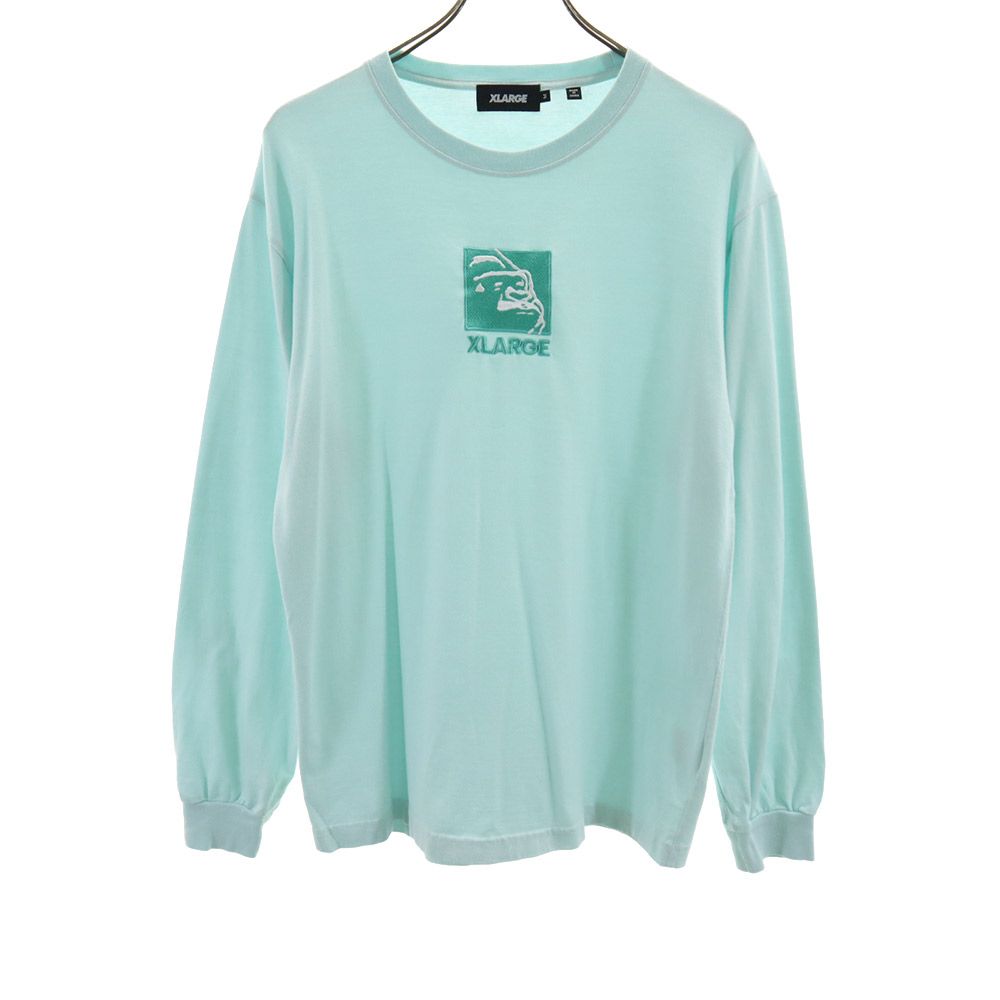 長袖 Tシャツ M ブルー系 ロンT メンズ