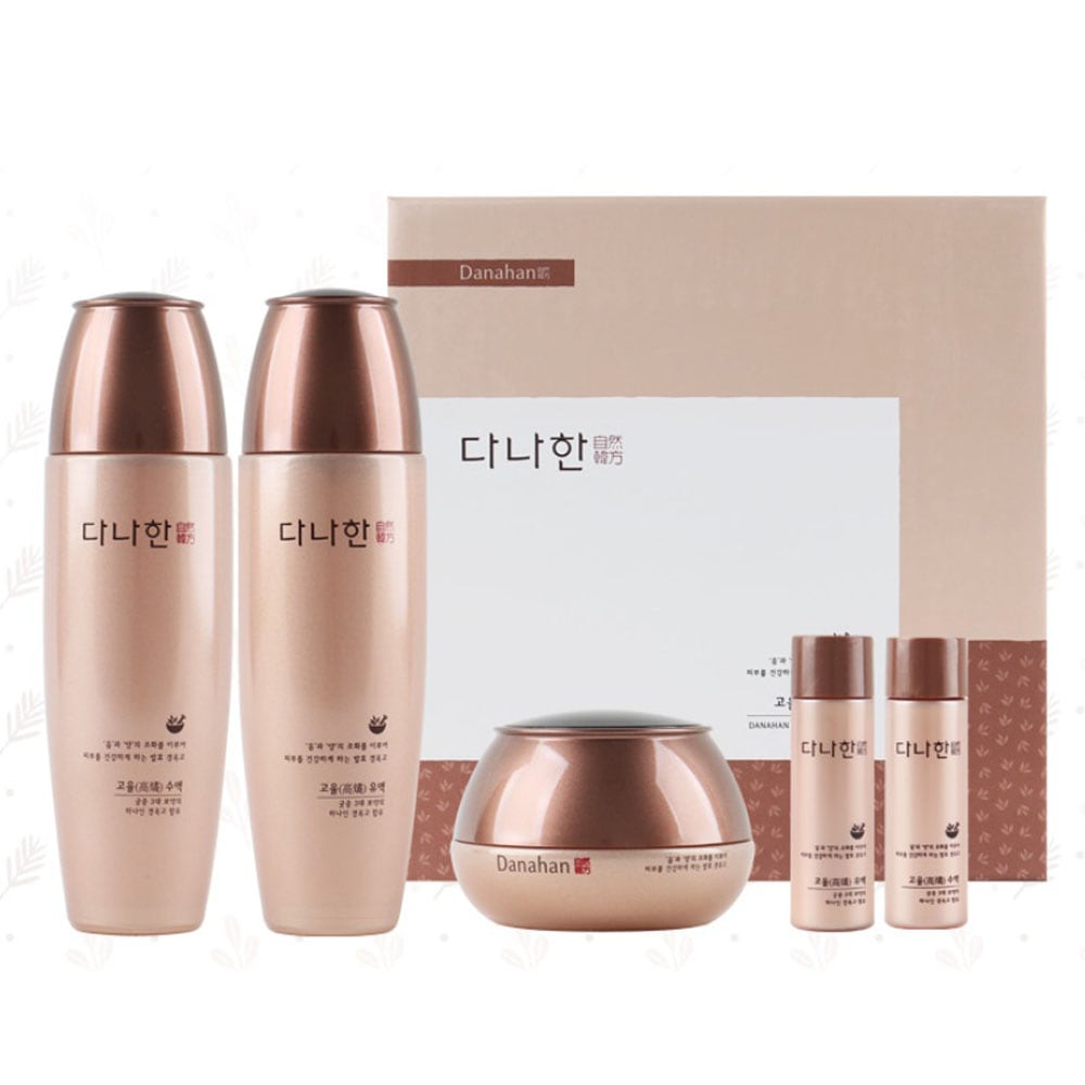 高率3種ダナハンゴユル セット/オリエンタルハーバルしわ防止韓国化粧品 高麗人参と発酵させたキュンゴクゴを配合していますこれは陰陽と5つの概念を含む東洋医学の基本哲学を反映して陰陽のエネルギーを調