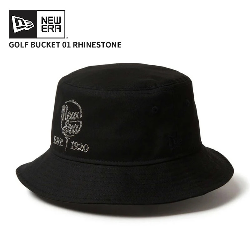 ニューエラ ゴルフ メンズ バケットハット レディース バケハ NEW ERA バケット01 Rhinestone ラインストーン ハット 14669049