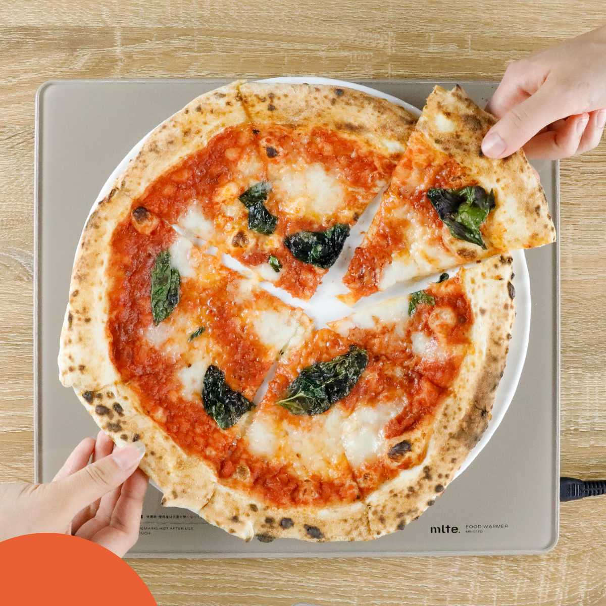 卓上保温プレート mlte フードウォーマー ヒーター ミルテ 卓上 保温プレート 卓上フードウォーマー 保温ヒーター ウォーマー チャイルドロック オートオフ 電気 電動 保温 プレート