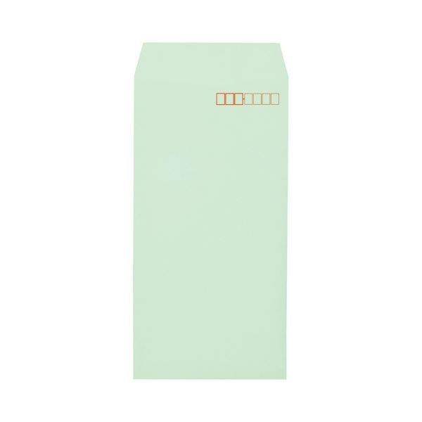 (まとめ）キングコーポレーション ソフトカラー封筒長3 80g／m2 枠あり グリーン 業務用パック 161308 1箱（1000枚）(×3セット)