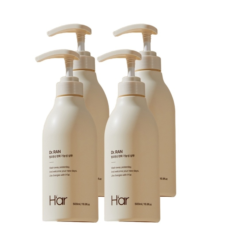 ハアルドクターラン卵タンパク質シャンプー香り良い頭皮ケアシャンプー500ml4box