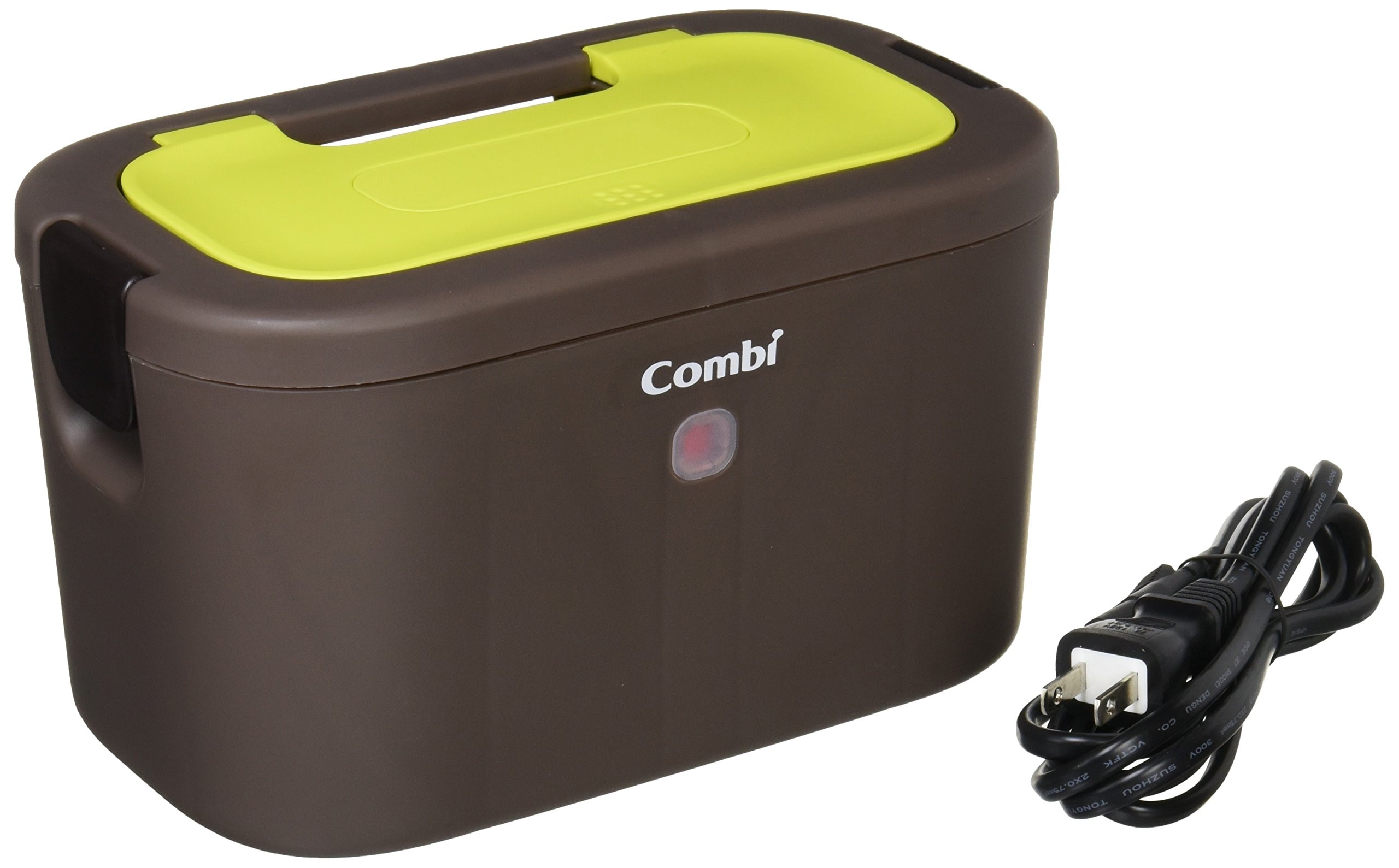 コンビ Combi おしり拭きあたため器 クイックウォーマー LED+ネオングリーン 上から温めるトップウォーマーシステム