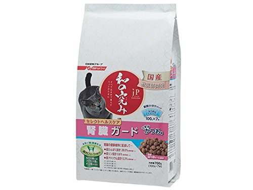 ジェーピースタイル キャットフード 和の究み セレクトヘルスケア 腎臓の健康維持サポート かつお味 &lt腎臓ガード 国産 健康維持 700グラム (x 12) (ケース販売)