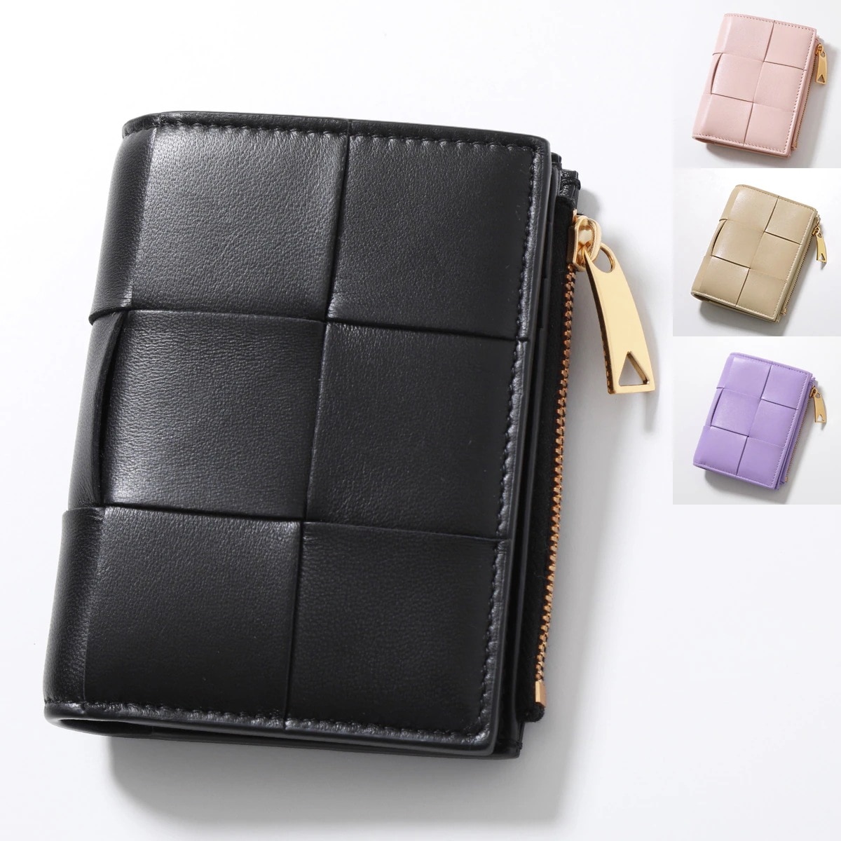 BOTTEGA VENETA ボッテガヴェネタ 二つ折り財布 651381 742698 706010 VCQC4 VCP13 マキシイントレ レザー ミニ財布 豆財布 706010VCQC48425 61,395円