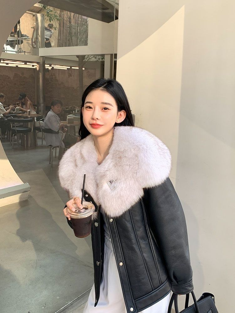 ファーコート ミンクカシミアコート レディース エコファーコートミンクカシミア 毛皮コート 韓国風