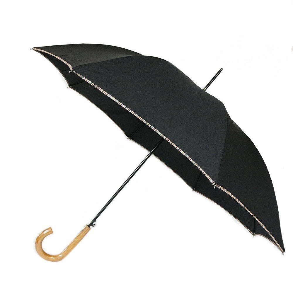 ポールスミス PAUL SMITH 長傘 M1A-UMBW-ATRIM-92A メンズ ブラック マルチカラー 16,685円