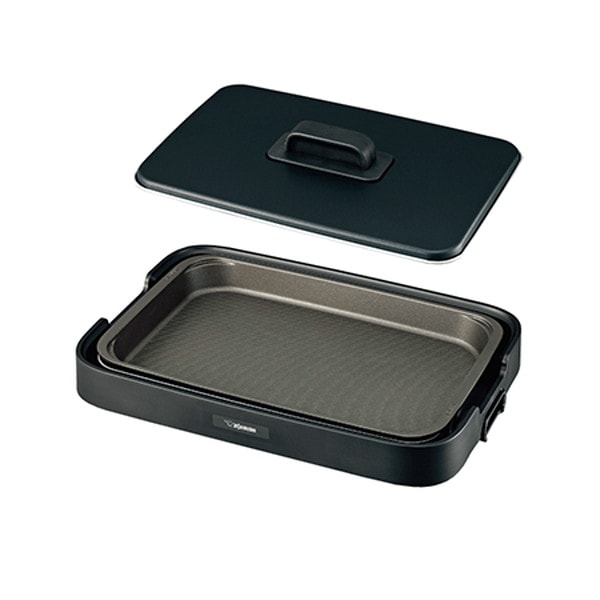 ホットプレート 2～3人用 深型プレート 40cm 1300Wホットプレートやきやき EA-KA10-BA ブラック