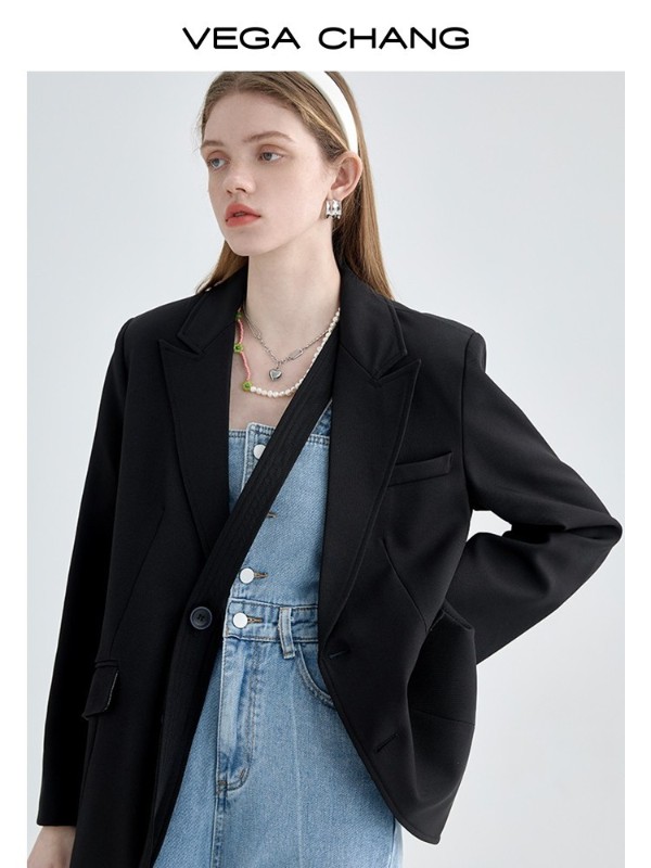 スモールスーツ レディース 2025年秋冬新作 フレンチニッチ ルーズスリム レディーススーツジャケット