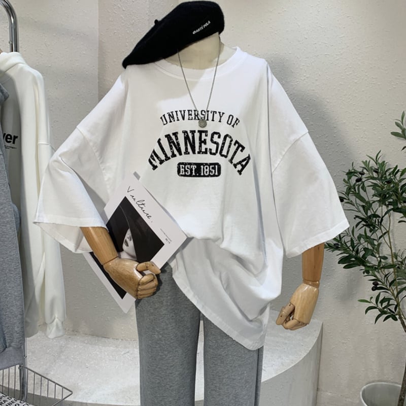 4color レディース トップス 半袖 Tシャツ オーバーサイズ イエロー ベージュ オレンジ