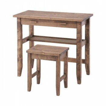 東谷 デスク＆スツール ブラウン CFS-843