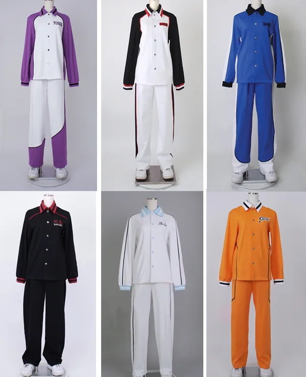 黒子のバスケ ジャージ (パッド付き) ウインドブレーカー 男子制服 コスプレ衣装 コスチューム品質良い 店舗お勧め