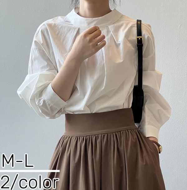 【人気SALE】ブラウス レディース 春夏秋 オシャレブラウス 無地シャツ 長袖トップス 大人 通勤