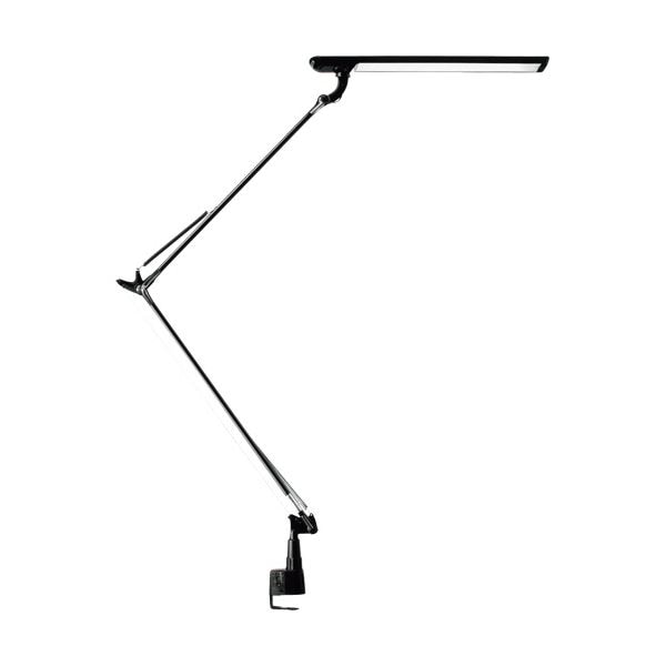 (まとめ）スワン電器 レディックエグザームオフィス12W 2000Lx ブラック LEX-970BK 1台(×3セット)