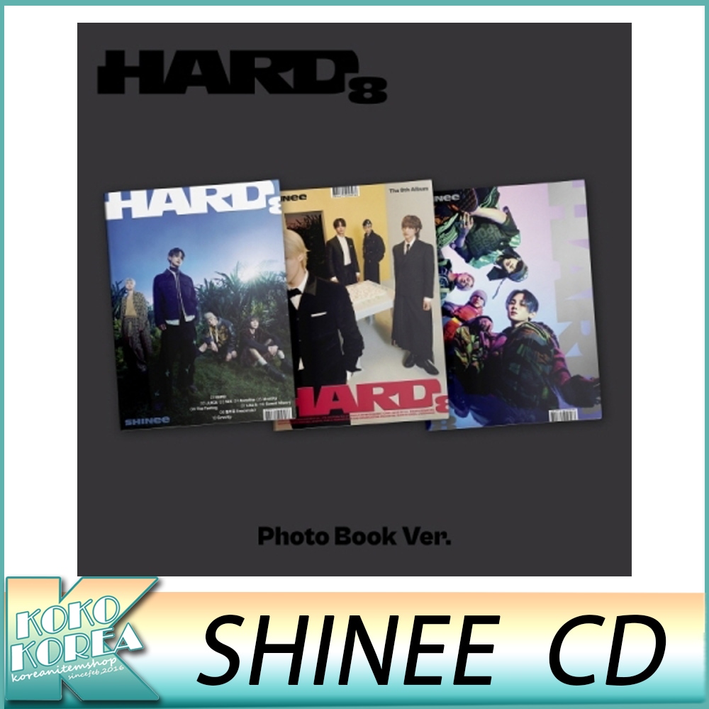 (Photo Book Ver.) ３種セットSHINEE 正規８集 [HARD]