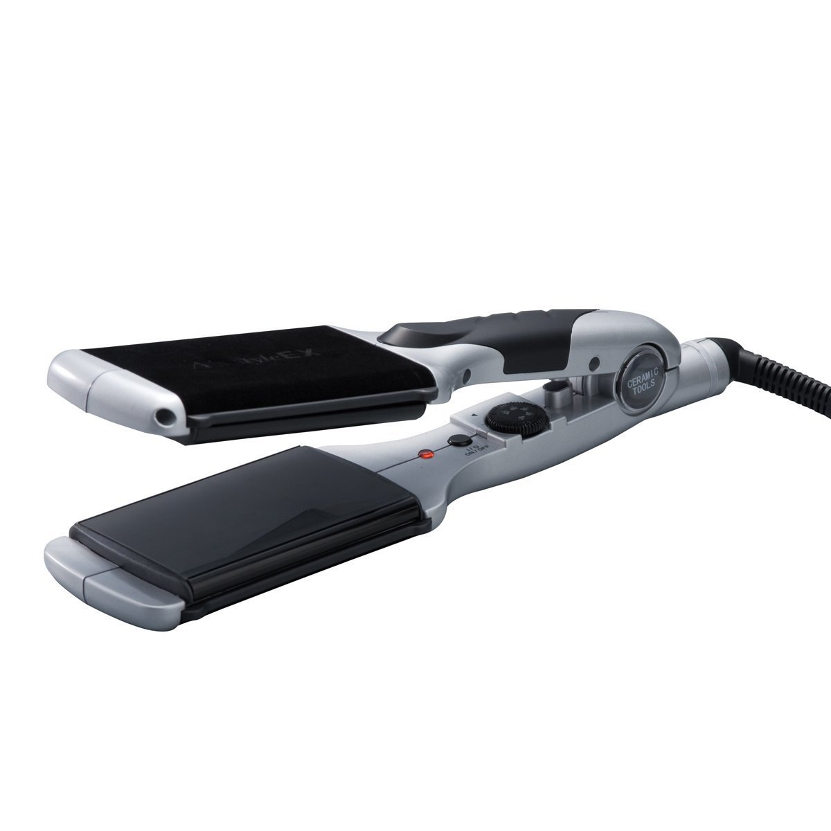 アズスタイルEX ストレート ヘアアイロン ワイドタイプ 幅広 イオン 遠赤外線 摩擦軽減 メーカー保証