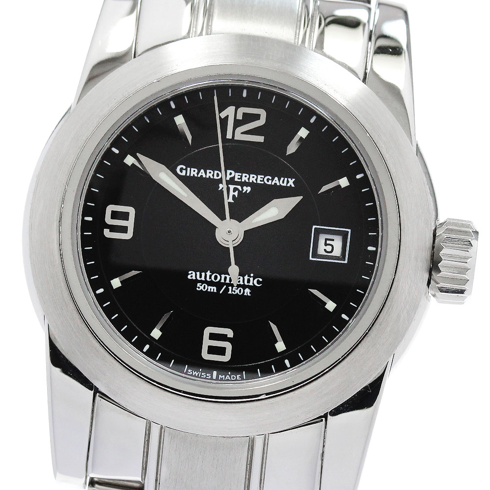 ジラール・ペルゴ GIRARD PERREGAUX 8039 デイト 自動巻き レディース _834524【中古】